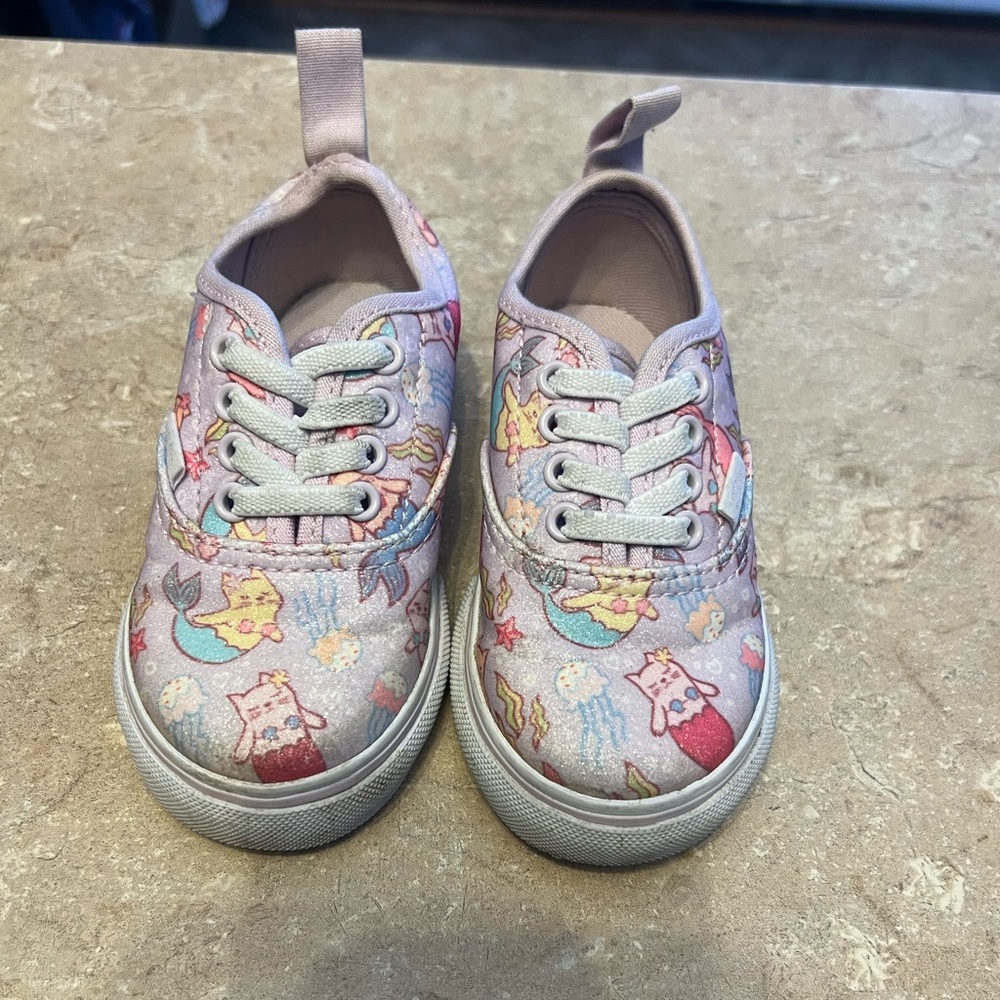 Van Mermaid Cats Tennis Shoes - Toddler 6